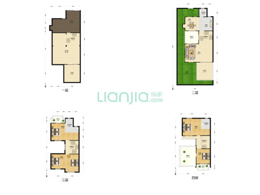 海韵绿园 5室2厅3卫 324平方