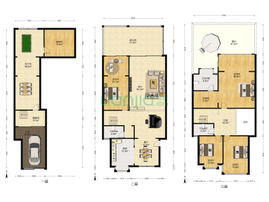 安厦世纪城听涛湾 4室2厅3卫 299平方