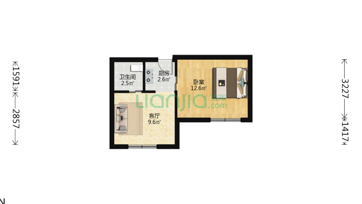 阳光商务公寓二手房实景图
