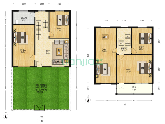 胡庄新村 5室1厅1卫 209平方