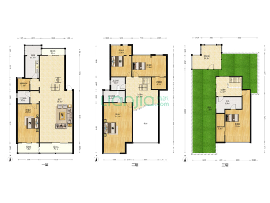风格雅园 5室1厅4卫 341平方