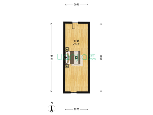 共和二路 1室0厅0卫 55平方