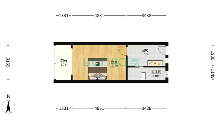 解放街132号二手房实景图