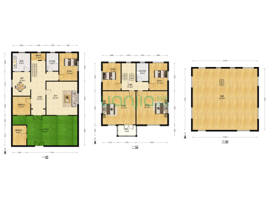 石屋小区 5室2厅2卫 225平方
