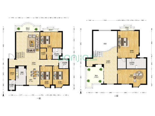 世界花苑 5室2厅4卫 269平方