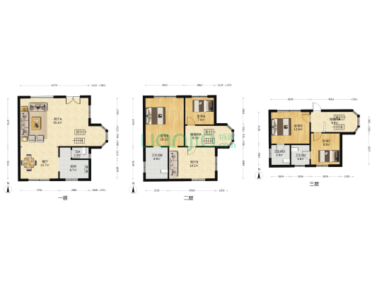 顺德碧桂园正苑别墅南区 4室3厅4卫 173平方