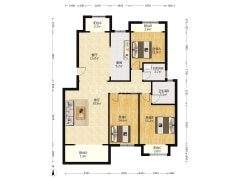 香邑溪谷洋房 中间楼层 满二有车位地下室 精装修-涿州香邑溪谷户型图