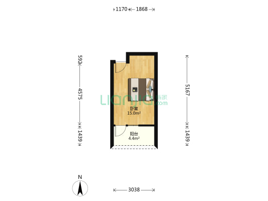 兴旺二路 1室0厅0卫 116平方
