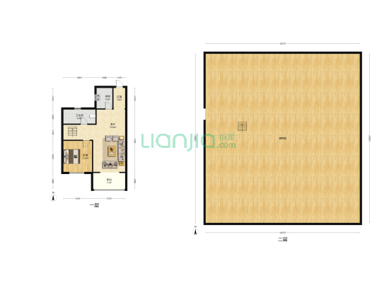 万家滨湖花园 1室1厅1卫 184平方
