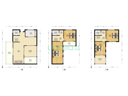 元垄城玖园 4室1厅3卫 140平方