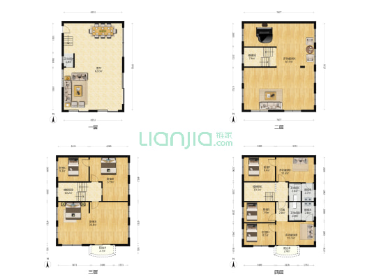 新时代广场金薇花园 9室1厅3卫 161平方