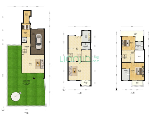 麓湖半山一期 2室3厅4卫 256平方
