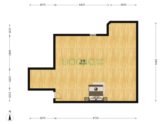 市水电设计工程公司宿舍 1室0厅0卫 95平方