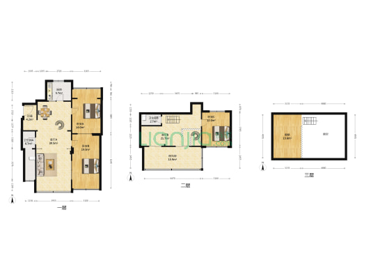 示范和平家园 3室2厅2卫 99平方