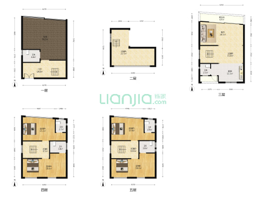 容桂单家大福基社区 4室1厅6卫 239平方