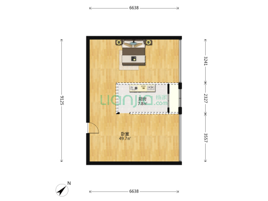青扬港厦 1室0厅0卫 83平方