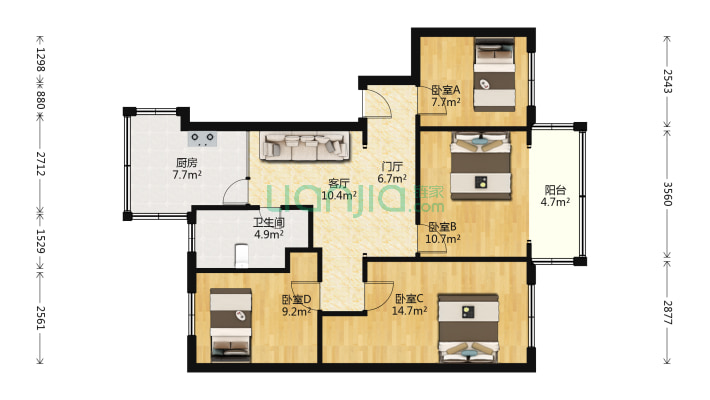 乐山居二手房实景图
