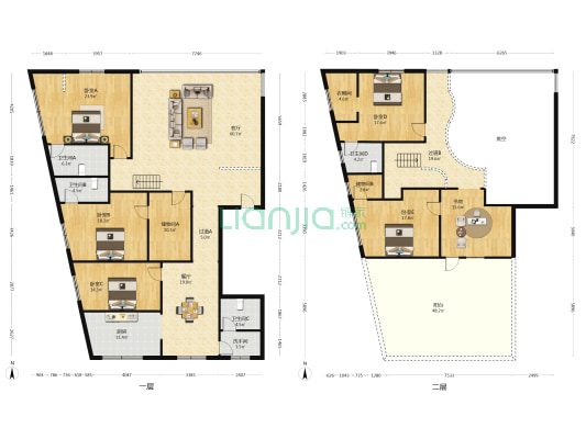 荷花塘 6室2厅5卫 365平方