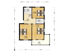 精装修 带2个停车位 安静小洋房 在建地铁5号7号线-南京铁路北街户型图