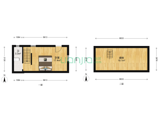 周王庙弄散盘 1室0厅1卫 42平方