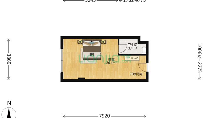 中南阳光公寓二手房实景图
