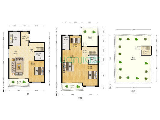 凤鸣公馆 4室1厅3卫 178平方
