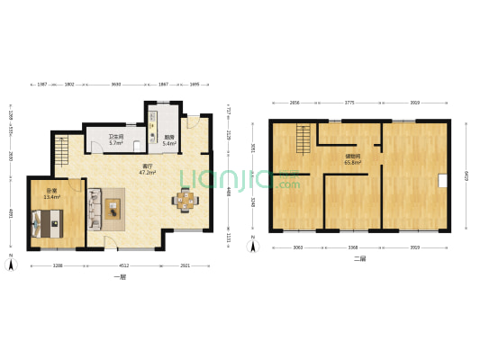 红星海珑筑 1室1厅1卫 140平方