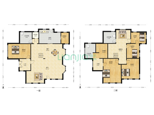 西郊明苑别墅 5室2厅3卫 269平方