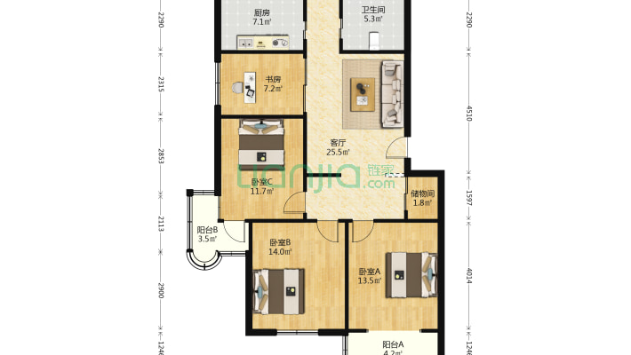 虹翔公寓二手房实景图