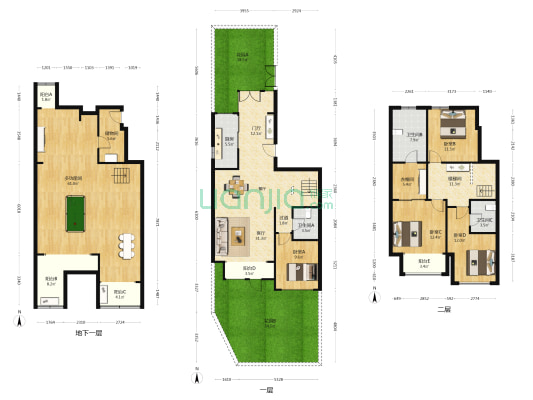 枫墨园 5室1厅3卫 152平方