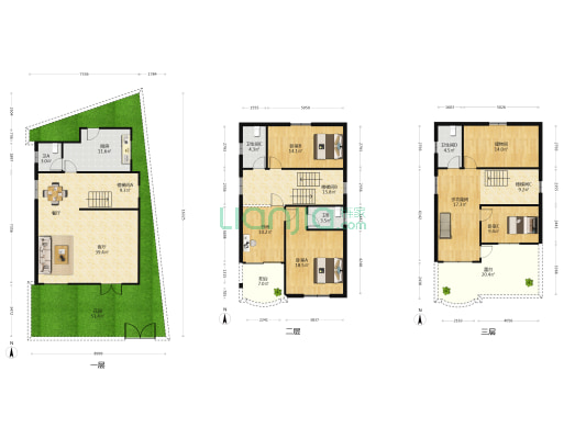 瓦窑头一大街二巷二号 5室1厅4卫 217平方