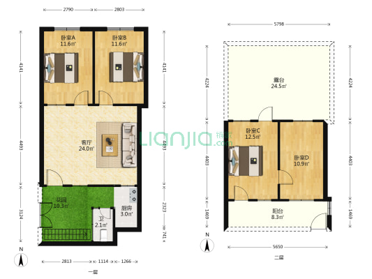 枣园街 4室1厅1卫 85平方