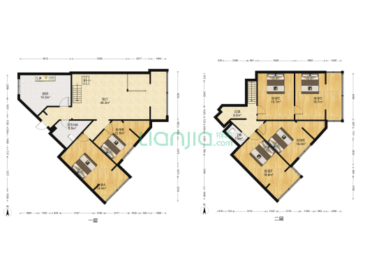 棕北公寓 6室1厅2卫 241平方