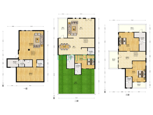 万科君悦云台 4室2厅8卫 309平方