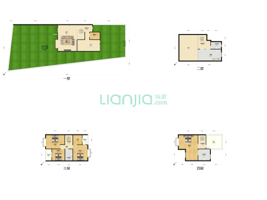 芙蓉古城芝田居 5室1厅3卫 277平方