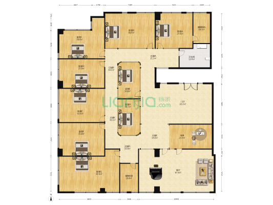 经发大厦 10室1厅1卫 719平方