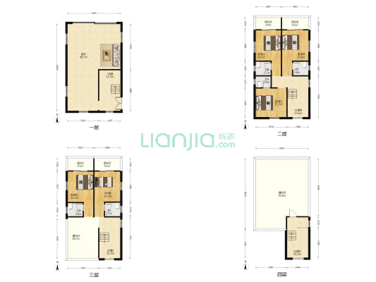 结民村 5室1厅5卫 201平方