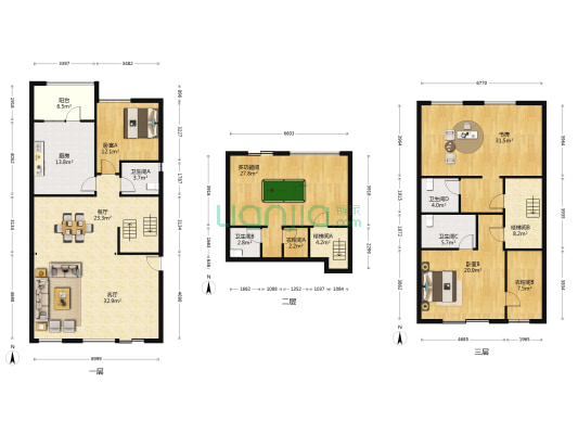 汤臣豪园一期 4室2厅4卫 219平方