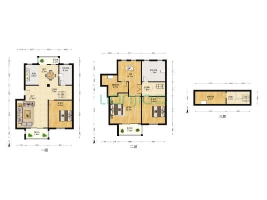 海逸家园 4室2厅2卫 196平方
