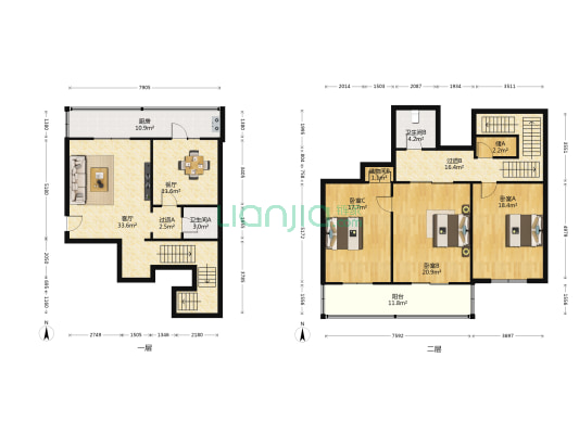翠涛里 3室2厅2卫 188平方