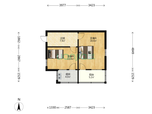 西大社区 2室0厅0卫 171平方