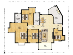 家和小区B区 4室2厅 南-邯郸家和小区B区户型图