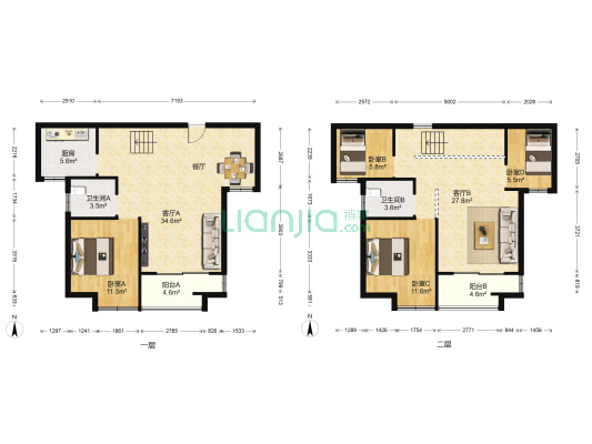 意邦绿墅湾 4室2厅2卫 142平方