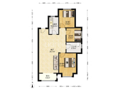 南北通透，全天采光视野开阔，小区环境好，交通便利-涿州香邑溪谷悦都小区户型图