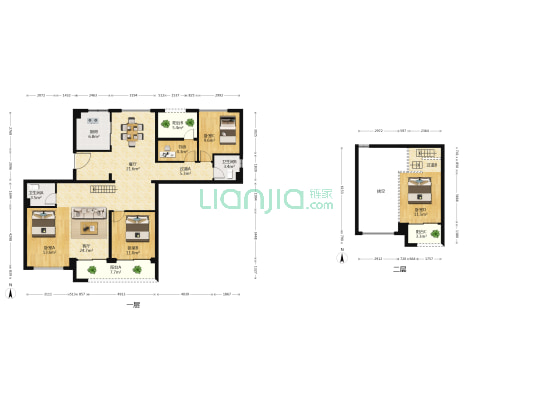 华都天虹墅 5室2厅2卫 169平方