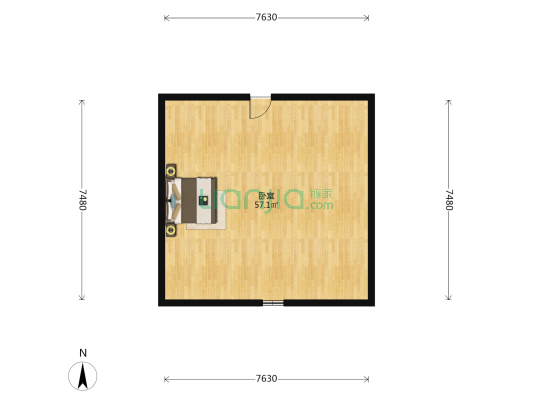 新悦楼(越秀区) 1室0厅0卫 61平方