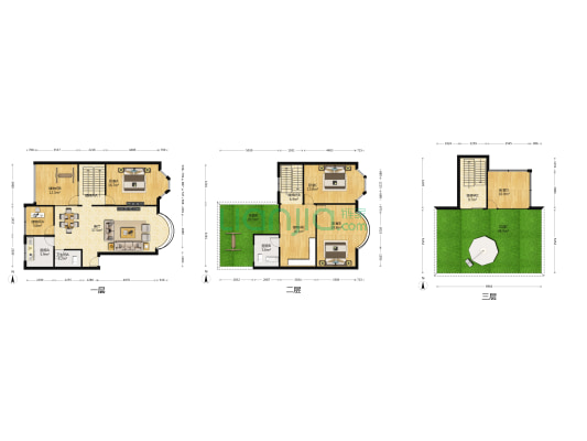 东城叠苑 4室1厅1卫 192平方