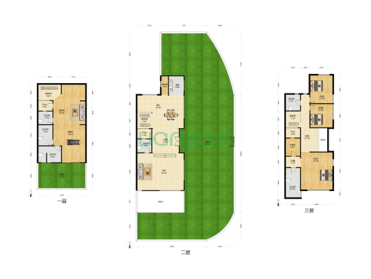 林隐天下二期 3室2厅6卫 339平方