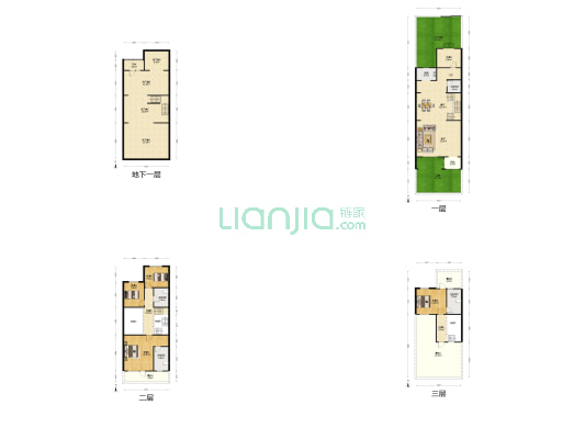 孔雀城大湖 4室2厅4卫 223平方