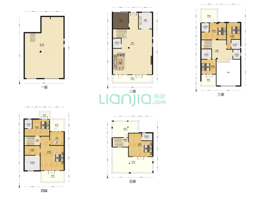 观湖园 7室1厅8卫 348平方